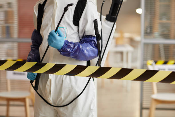 Professional Biohazard Cleanup technician working in Springdale, OH